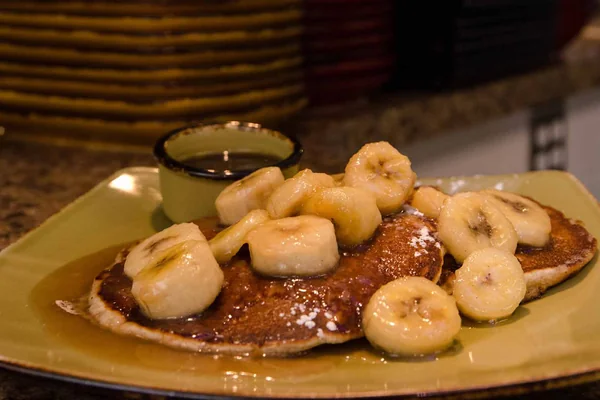 Bananas Foster Pancakes $10