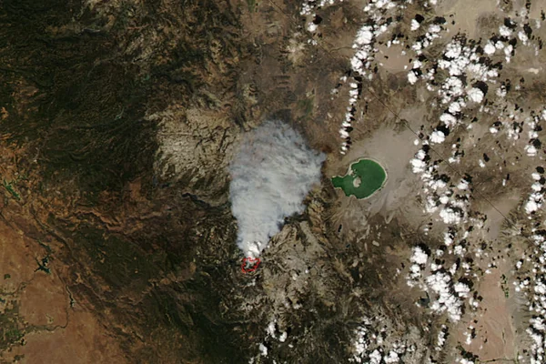 Meadow Fire in Yosemite National Park, California