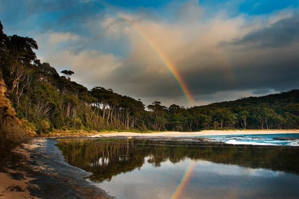 Double rainbow refections NSW Australia