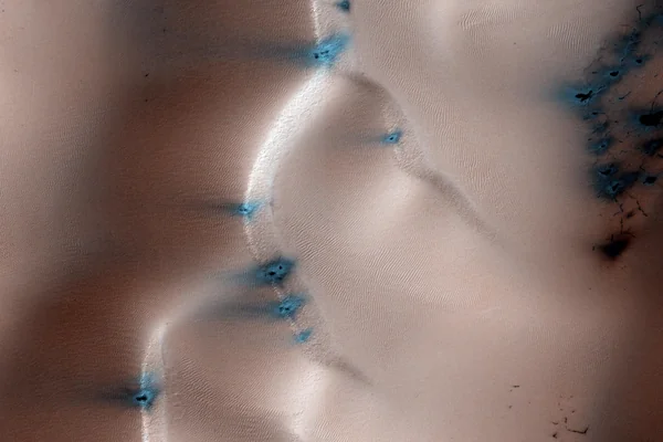 Sand Dune Field in Richardson Crater
