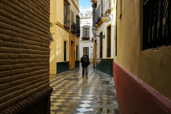 Walking around Seville historical old town