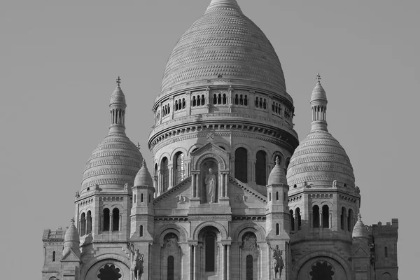 Black & White Portrait of Basilica the Sacré Cœur | COR JESU SACROSISSIMUM | 120915-0594-jikatu