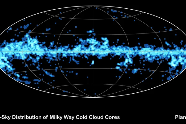 Clumps of Cold Stuff Across the Sky