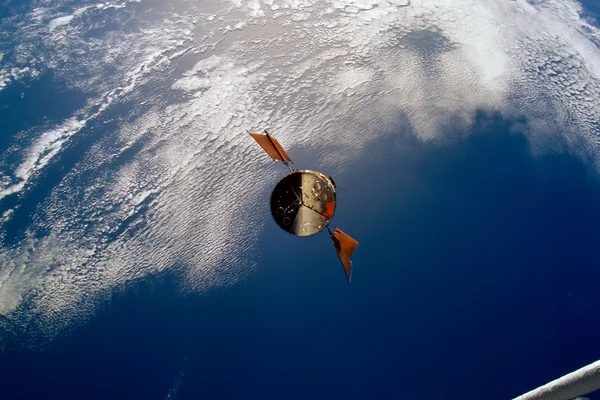 Hubble Space Telescope approaches Shuttle Endeavour