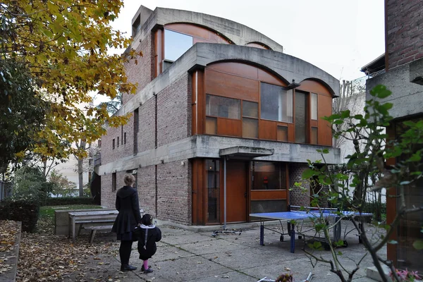 le corbusier, maisons jaoul, neuilly-sur-seine, paris, france, 1951-1955. house B