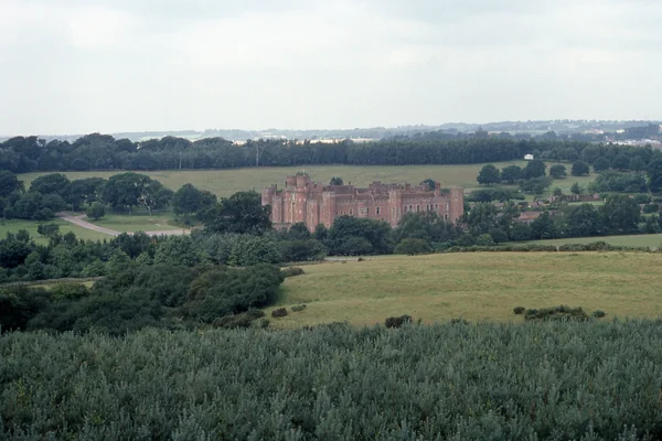 View of Herstmonceux Castle from the Isaac Newton Telescope Observatory - geograph.org.uk - 7551810