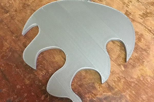 Edcamp Apple Logo Project 3D Printed Prototype