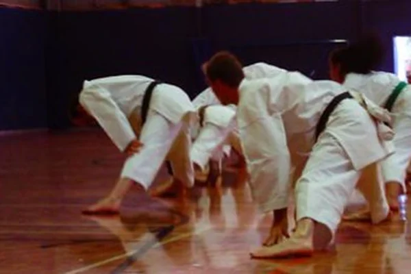Exercise time at Karate Dojo