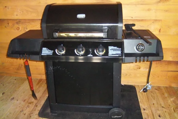 Luxury Cabin Barbecue Grill on deck