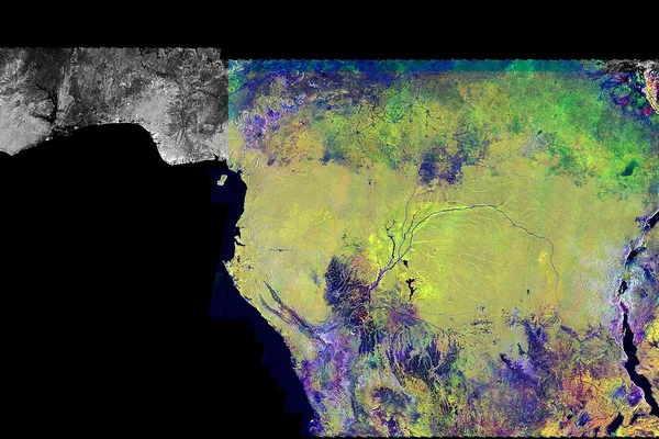 Radar Mosaic of Africa