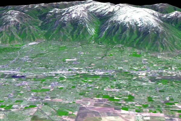 Salt Lake City, Utah, Perspective View