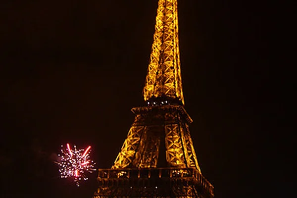 Eiffel Tower (Paris, France) at New Year's Eve 2007/08