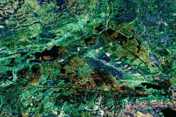 False-color composite image of Prince Albert, Canada