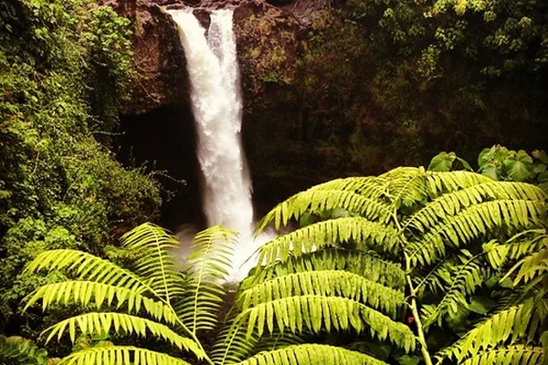 rainbow waterfall, without the rainbow