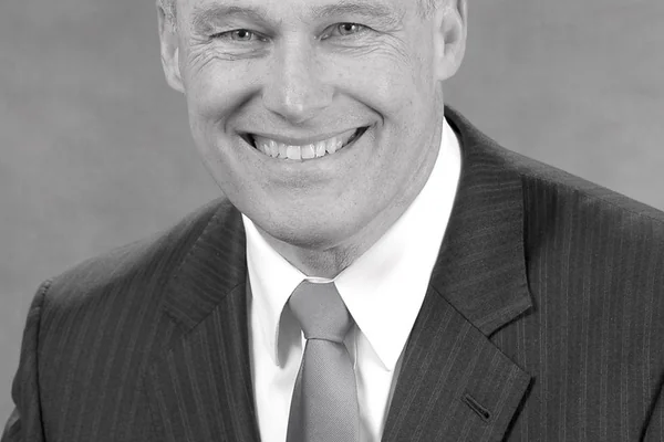 Governor Inslee black & white portrait