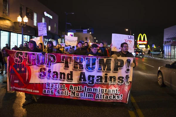 Protest march against Donald Trump