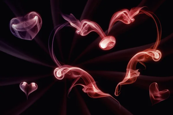 Smoke art - Hearts
