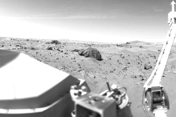 Sand Dunes And Large Rocks Revealed By Camera 1