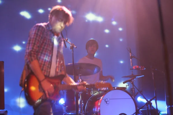 Neil Turpin playing drums