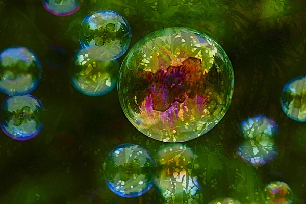 soap bubbles