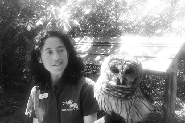 Get up close and personal with native wildlife at Woodlands Nature Station! #landbetweenthelakes #wildlife #forestservice #publiclands #travelKY #nature #owl #birding #environmentaleducation