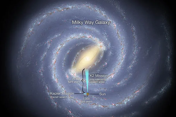 Map of Exoplanet Search Areas