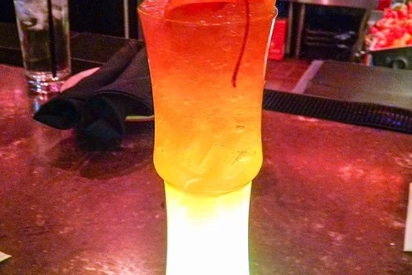 The #cool, #refreshing, very #boozy Hippopota-maitai from Trader Sam's at the #Disneyland hotel. #cocktails #drinks #rum #tiki #Disneyfood