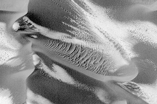 Defrosting Sand Dunes
