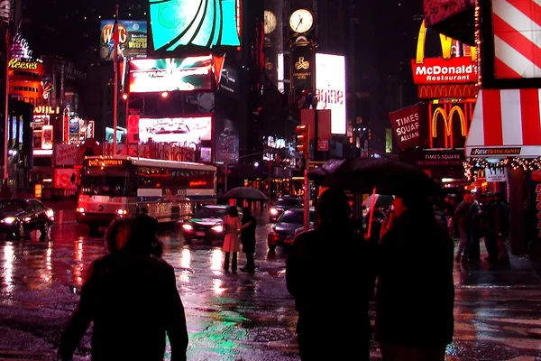 Times Square in the Rain...