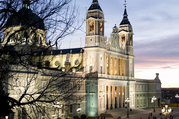 Almudena Cathedral, Evening in Madrid