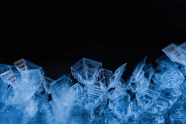Ice crystals macro