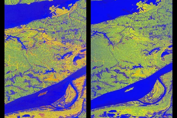 Space Radar Image of Manaus, Brazil