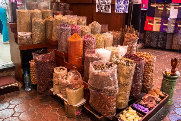 Herbs, Nuts, dry food, at The Souk (Dubai market, bazaar)