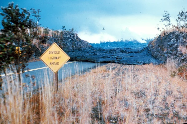 #TBT : Volcanic Roadblock