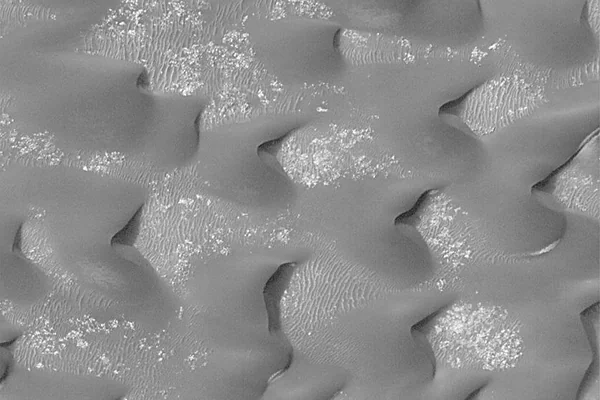 Sand Dunes in Kaiser Crater