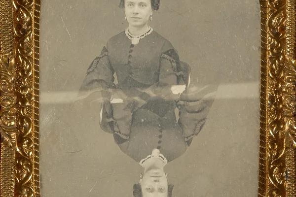 Double-Exposure Portrait of a Woman
