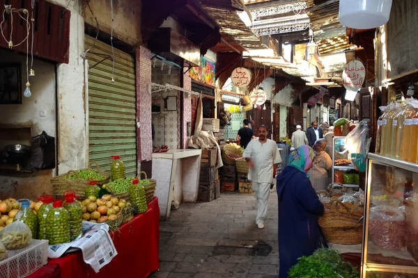 Fes Morocco Medina food shops Sept 2014 - 05