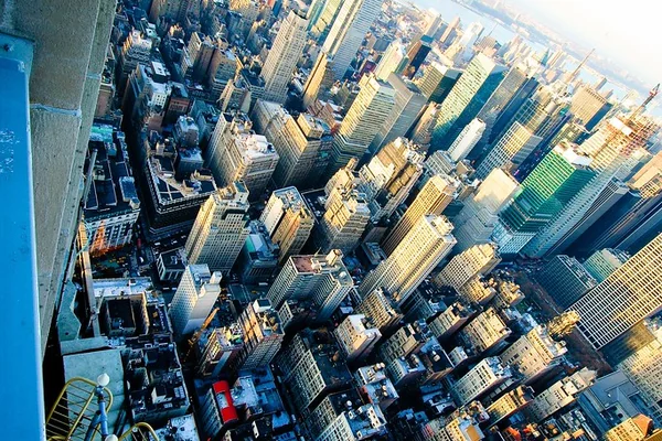 new york at an angle
