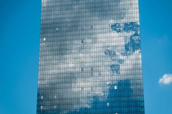 Invisible Skyscraper #skyscraper #glass #reflection #architecture #sky #clouds #summer #fortlee #newjersey #nj