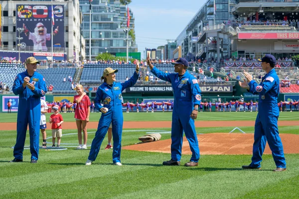Artemis II Crew at Nationals Park