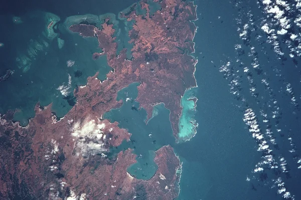 Earth observations of Northern Madagascar taken from Columbia during STS-93 mission