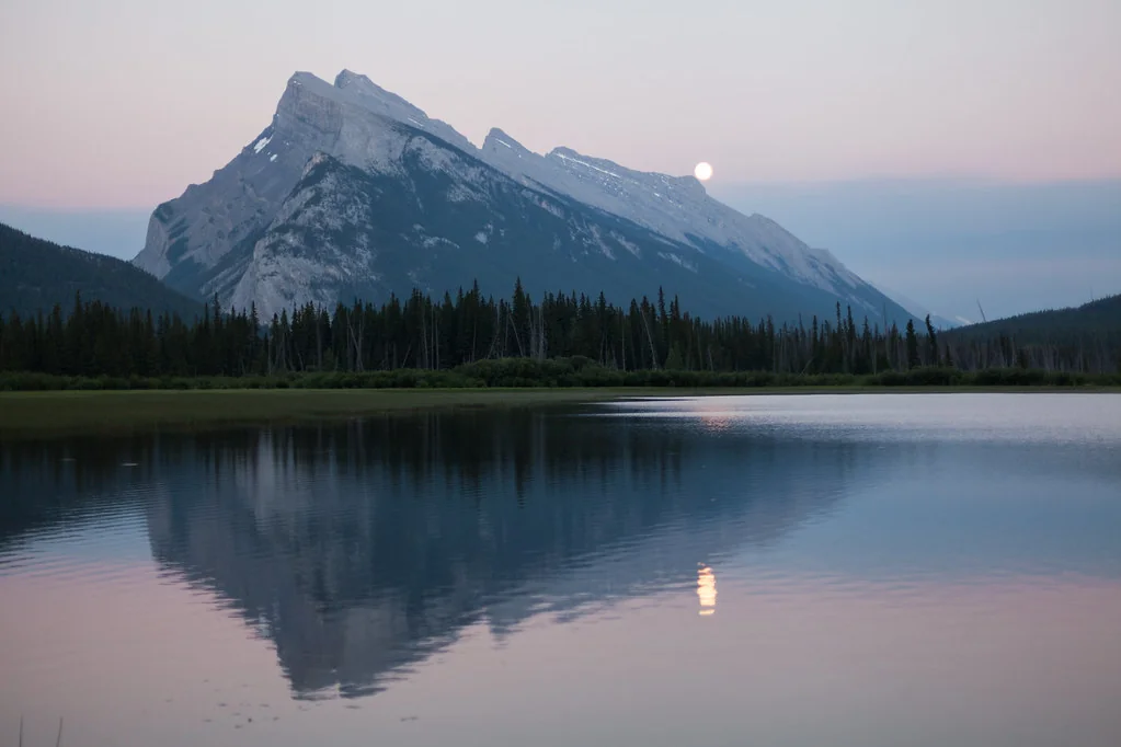 Supermoon Rising Landscape