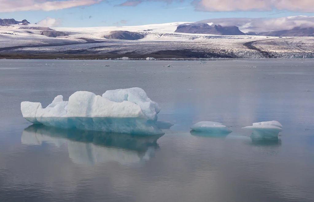 Iceberg & Glacier at Jokulsarlon
