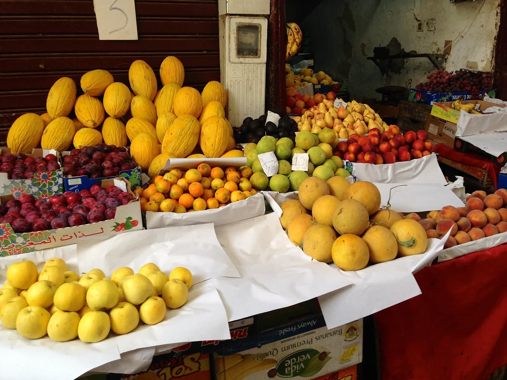 Fes Morocco Medina food shops Sept 2014 - 07