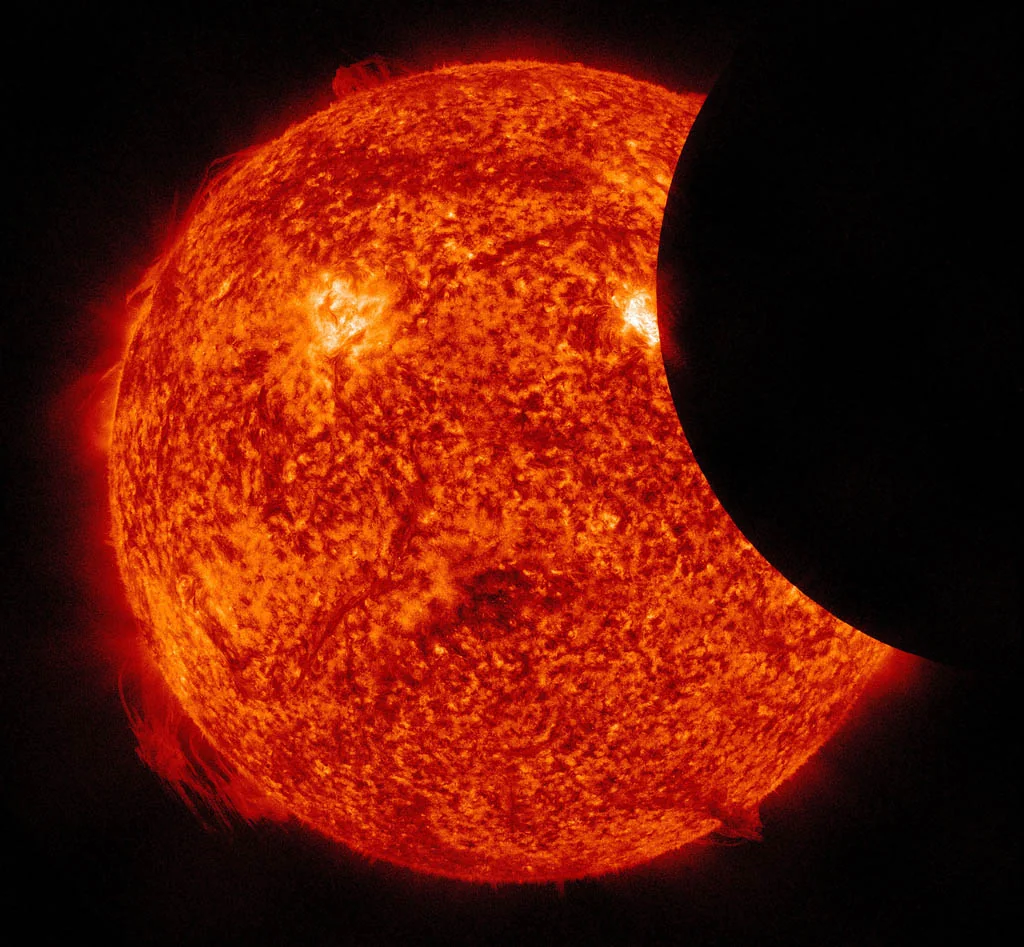 Partial Solar Eclipse Observed By SDO