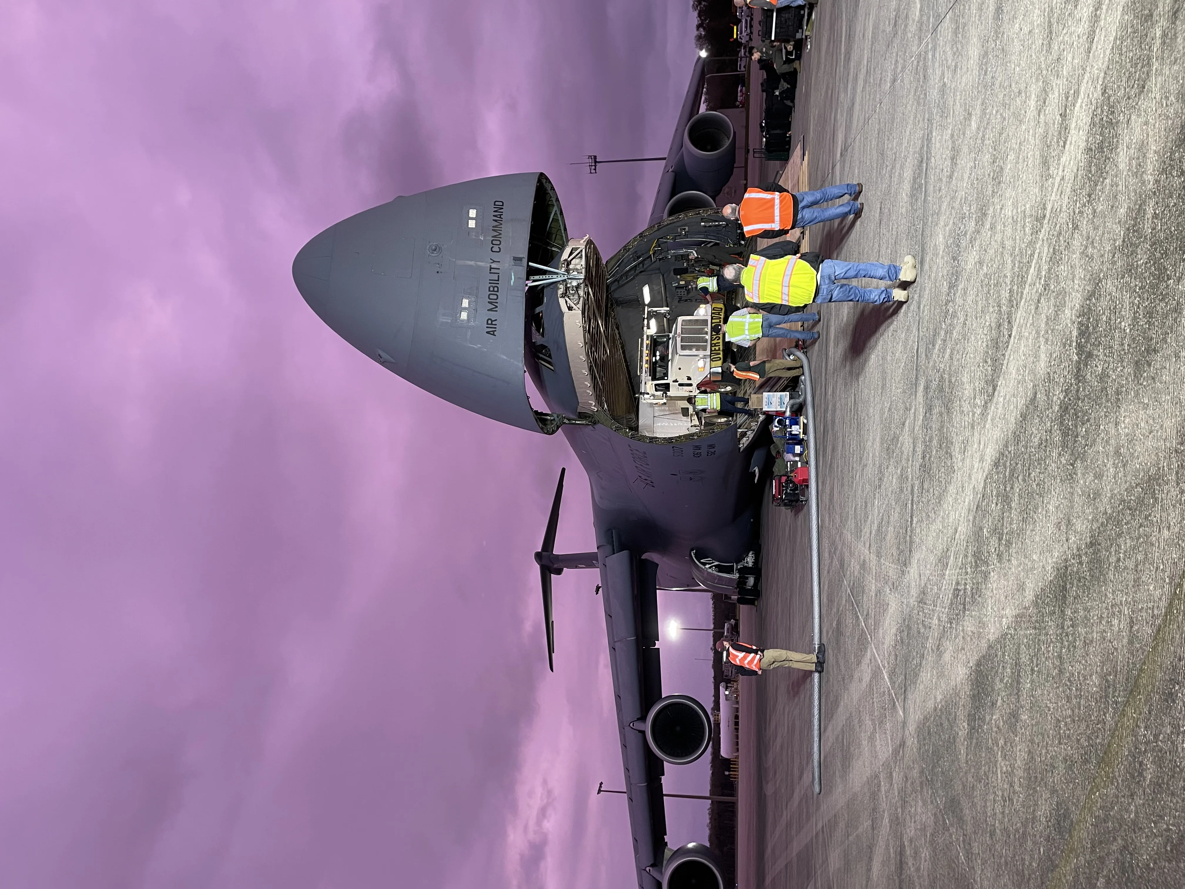GOES-U Spacecraft Arrival and Offload