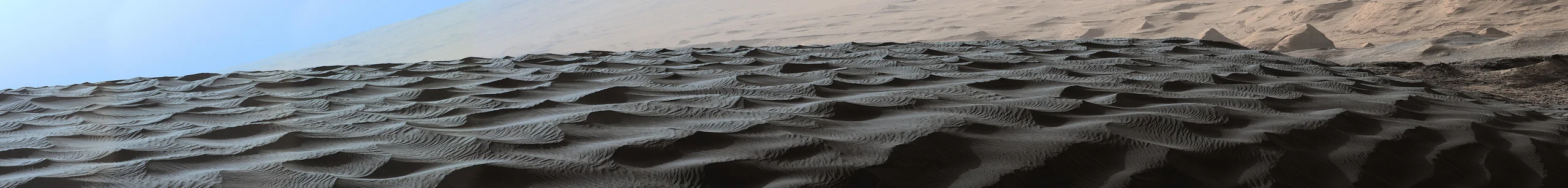 Two Sizes of Ripples on Surface of Martian Sand Dune