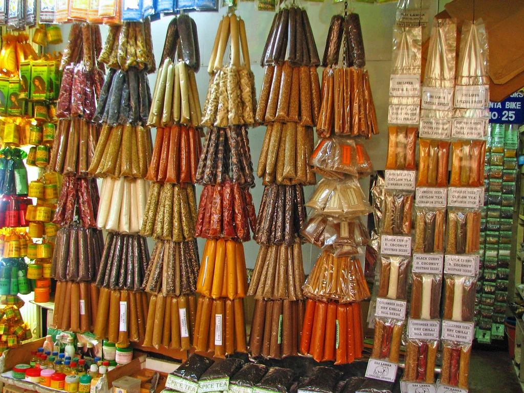 Sri Lanka - 080 - Spice shop in Kandy Market