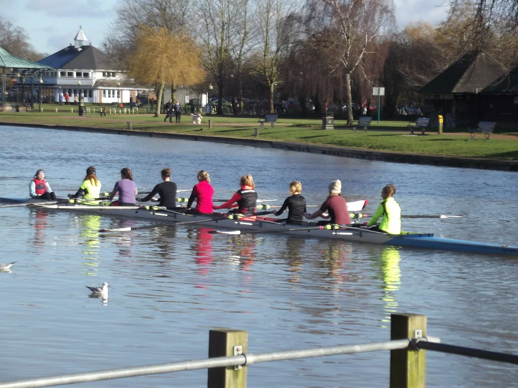 Stratford-upon-Avon Boat Club - rowing boats on the Avon