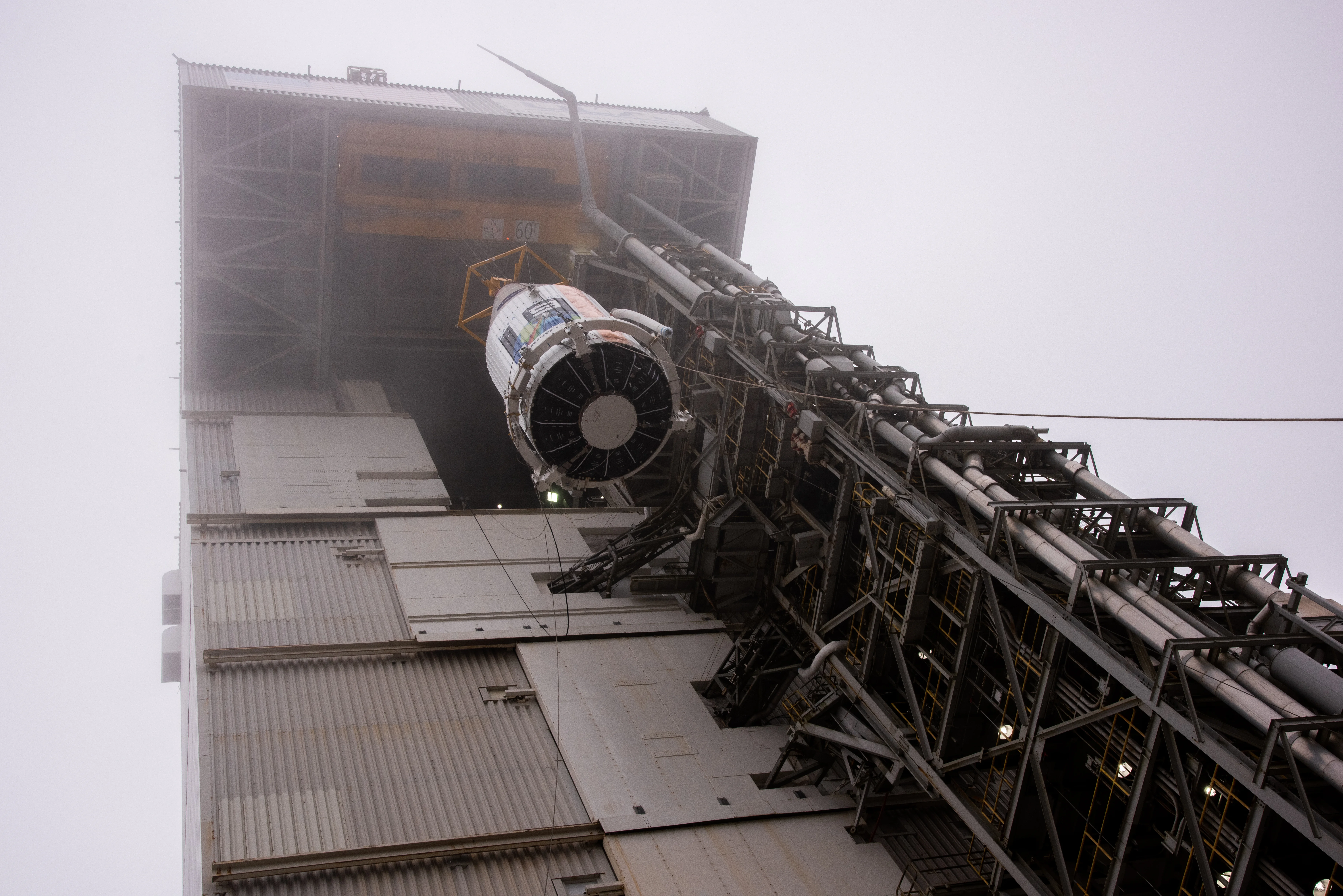 Landsat-9 Spacecraft Lift & Mate